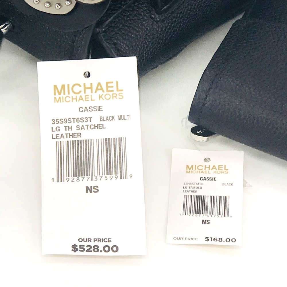 2PCS Michael Kors Cassie TH Floral Satchel Wallet - Picture 8 of 8